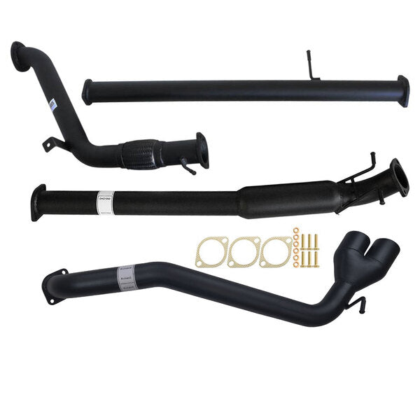 Load image into Gallery viewer, FORD RANGER PX 3.2L 9/2011 - 9/2016 3&quot; TURBO BACK CARBON OFFROAD EXHAUST WITH HOTDOG ONLY SIDE EXIT TAILPIPE - FD240-HOS 2
