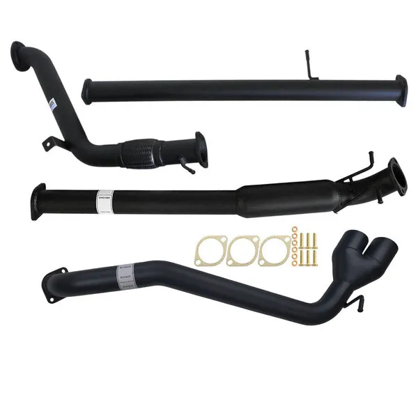 Load image into Gallery viewer, FORD RANGER PX 3.2L 9/2011 - 9/2016 3&quot; TURBO BACK CARBON OFFROAD EXHAUST WITH HOTDOG ONLY SIDE EXIT TAILPIPE - FD240-HOS 1
